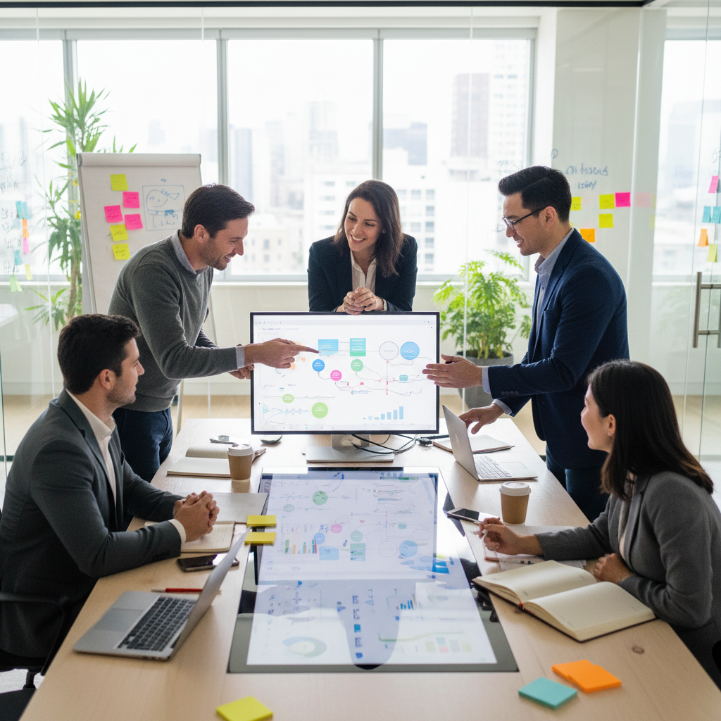 Image pour monday com collaboration équipe