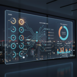 Image pour crm with lead scoring