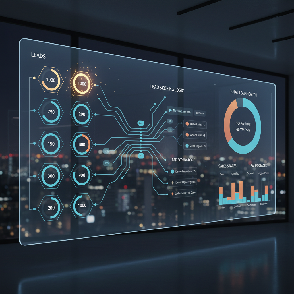 Image pour crm with lead scoring