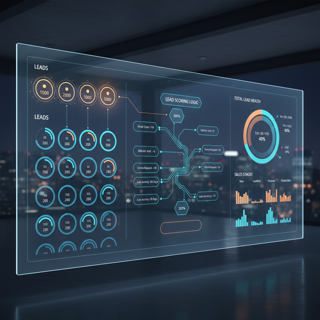 Image pour crm with lead scoring